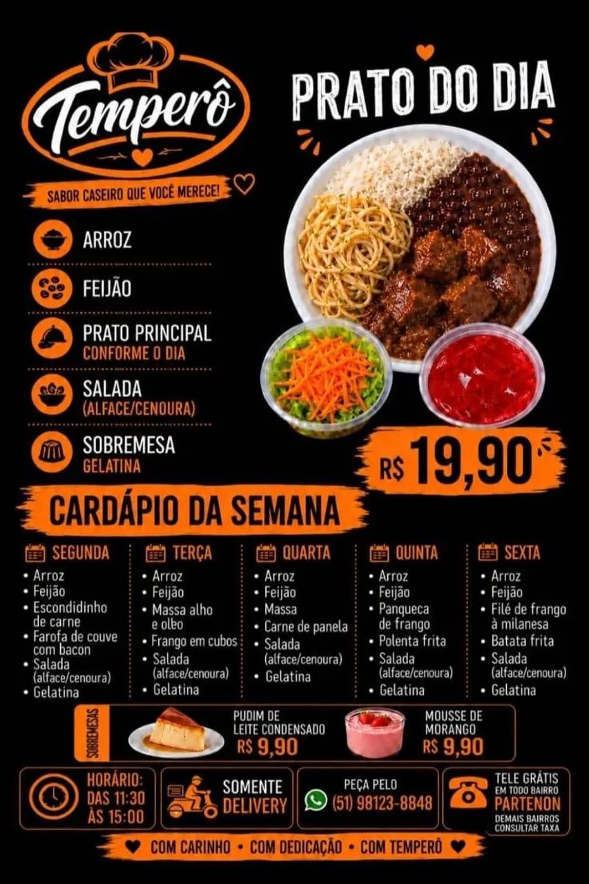 Temperô Marmitex