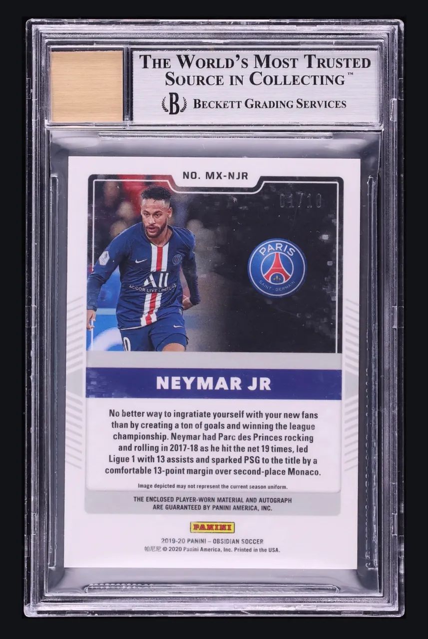 Card autografado Neymar  - Foto 2