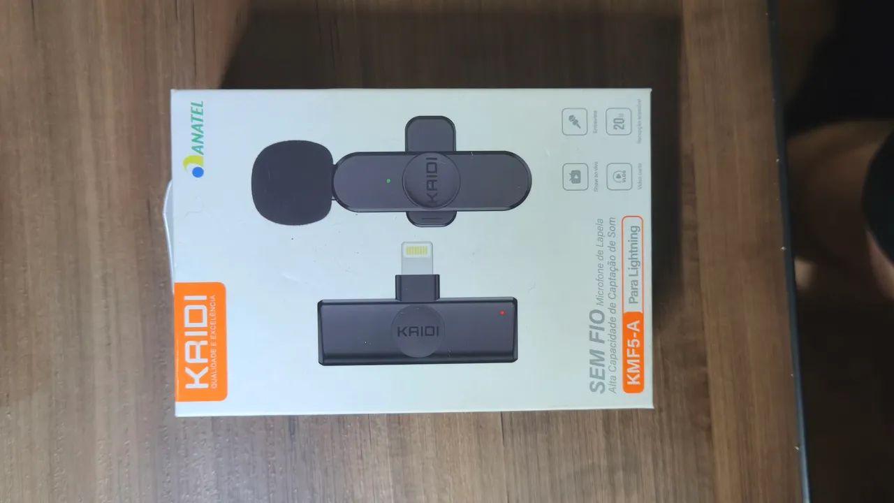 Microfone Kaidi Sem Fio