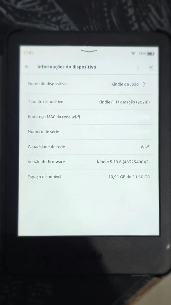 Kindle 11ª Geração  - Foto 4