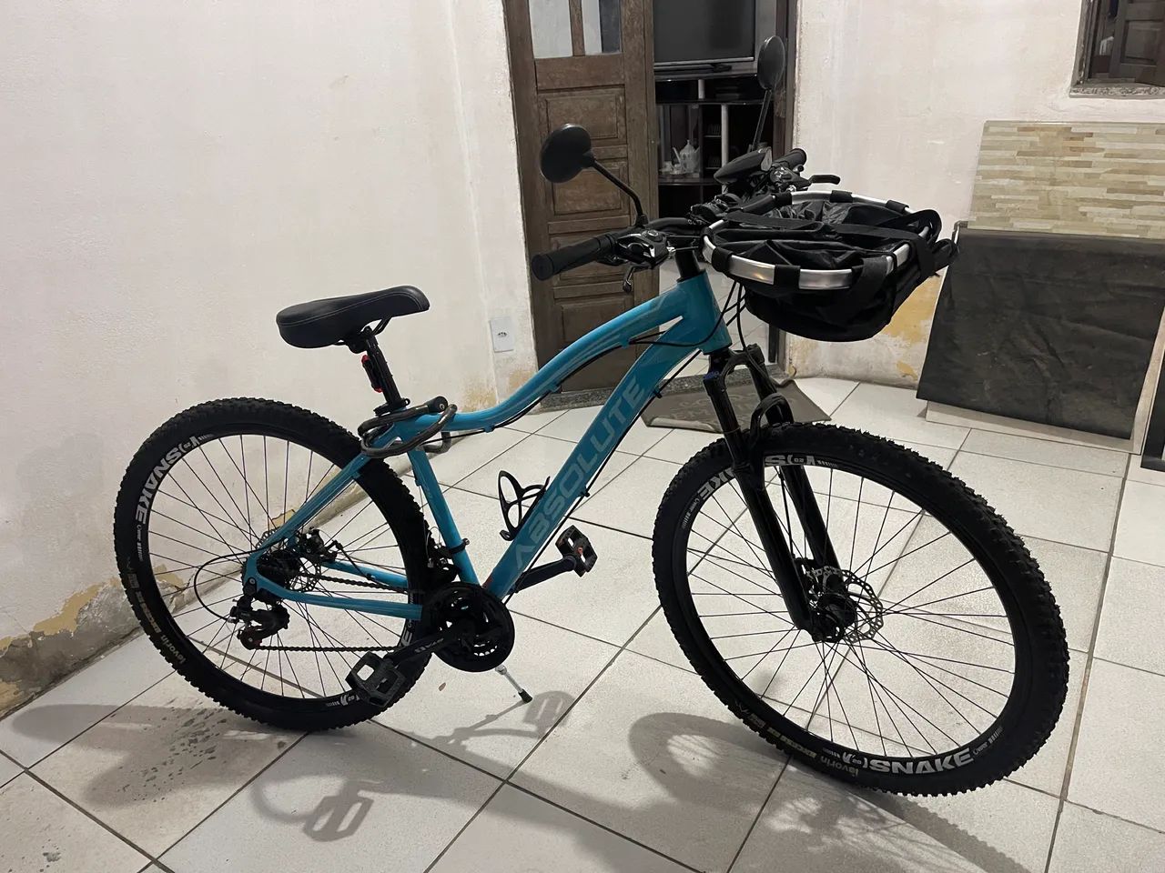 VENDO BICICLETA NOVA ARO 29 ABSOLUTE - AZUL - Foto 2