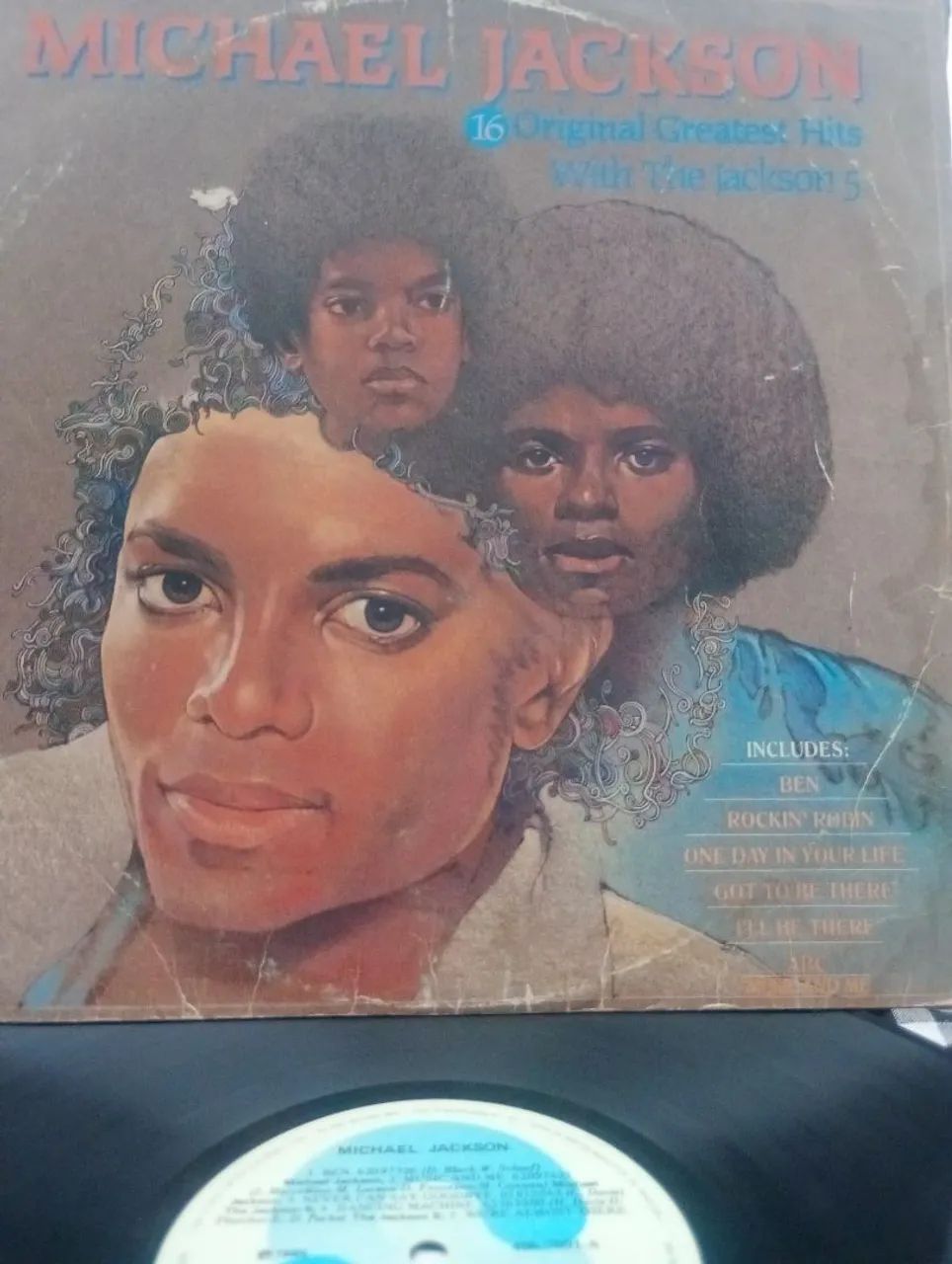 LP Michael Jackson,16 original greatst hits ,the Jackson five 1984