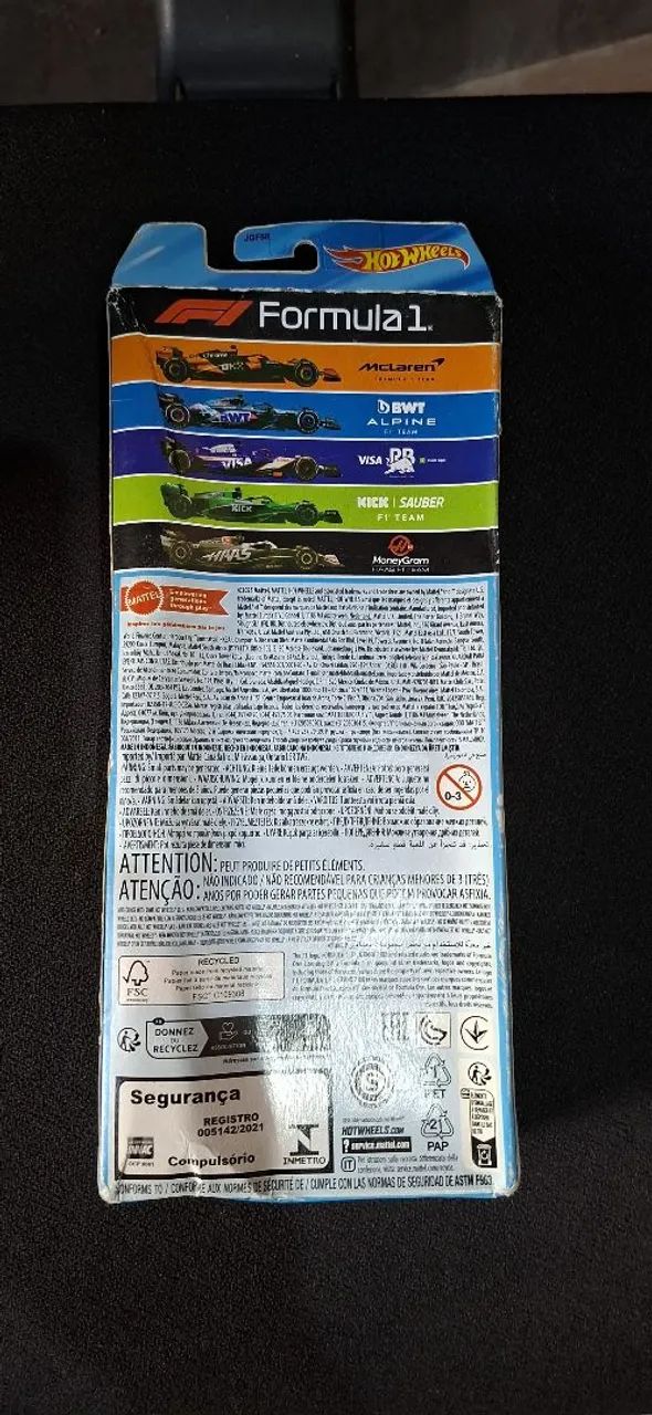 Hot wheels fórmula 1 pec com 5 - Foto 4