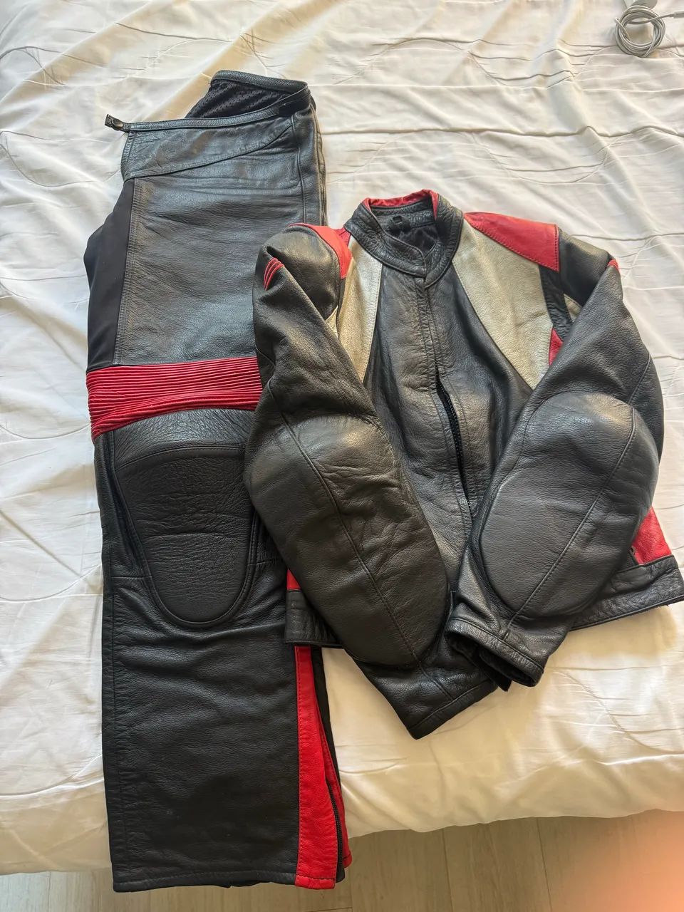 Roupa de couro motocicleta  - Foto 2