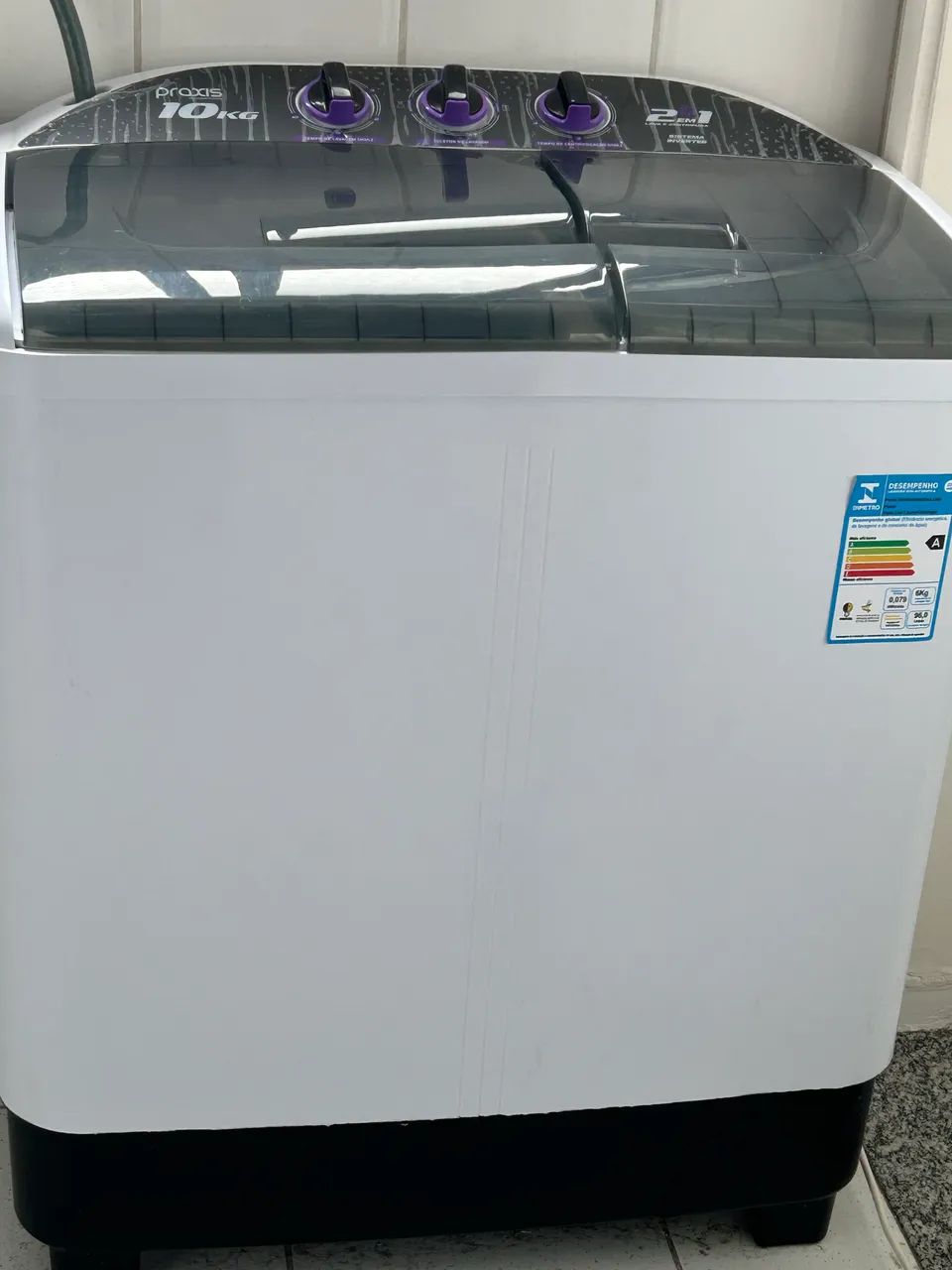 Lavadora Twin Práxis Tanquinho e Centrífuga - Foto 4