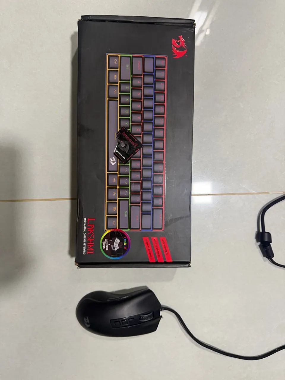 Teclado mini gamer e mouse gamer  - Foto 4