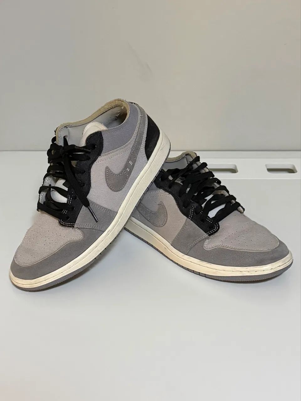 Tênis Nike Jordan 1 Cinza 40 - Foto 3