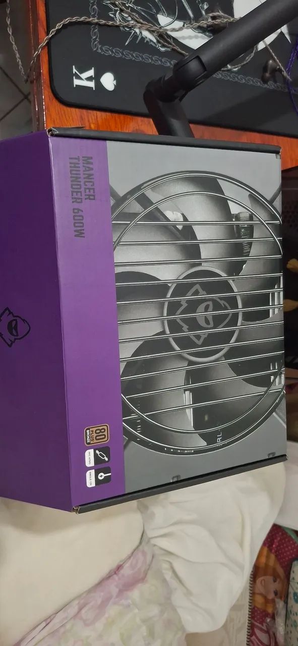 Fonte 600w mancer thunder - Foto 2