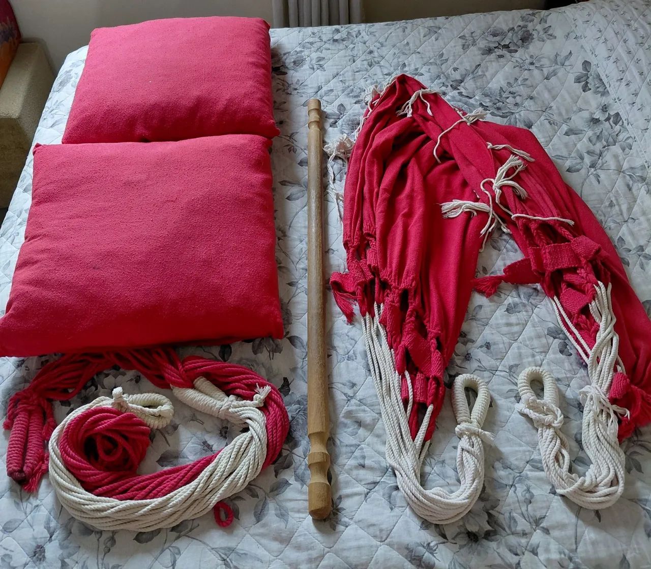 Rede de Balanço de Cadeira com duas Almofadas - Foto 3