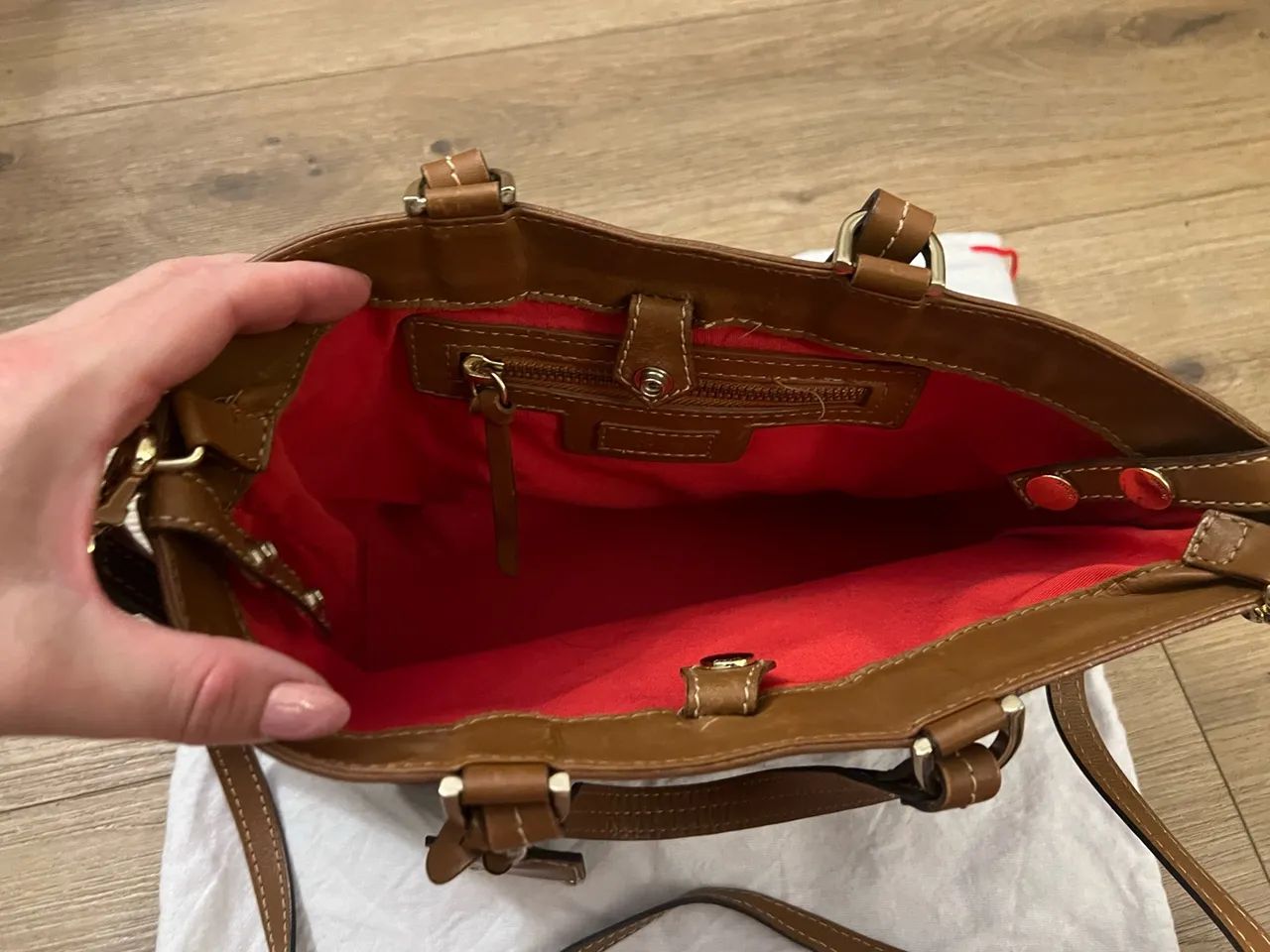 Bolsa Schutz Original - Couro Legítimo e Sintético - Pouco Usada - Foto 3