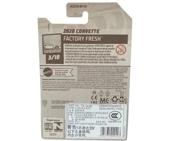 Hot Wheels 2020 Corvette Factory Fresh  - Foto 5
