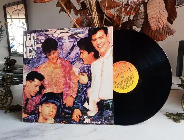 lp vinil - new kids on the block - step by step - 1990