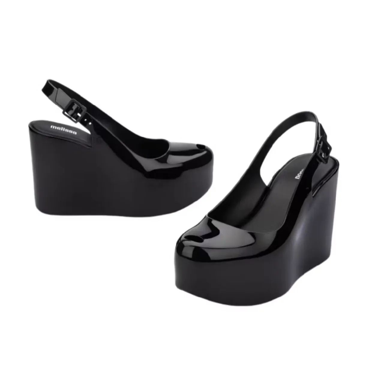 Melissa Groovy Wedge Preta NOVA N° 37 - Foto 2