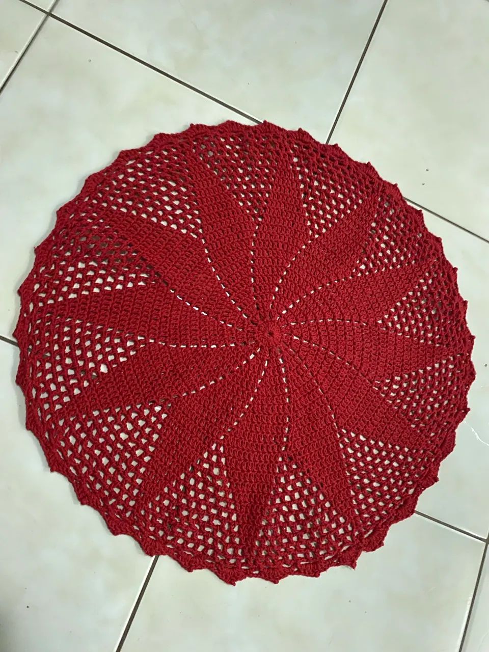 Tapetes de crochê 