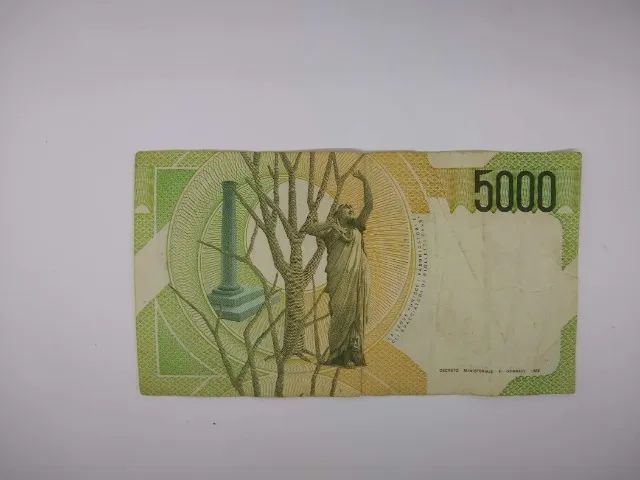 Cedula 5000 - Cinquemila - Italia - Foto 2