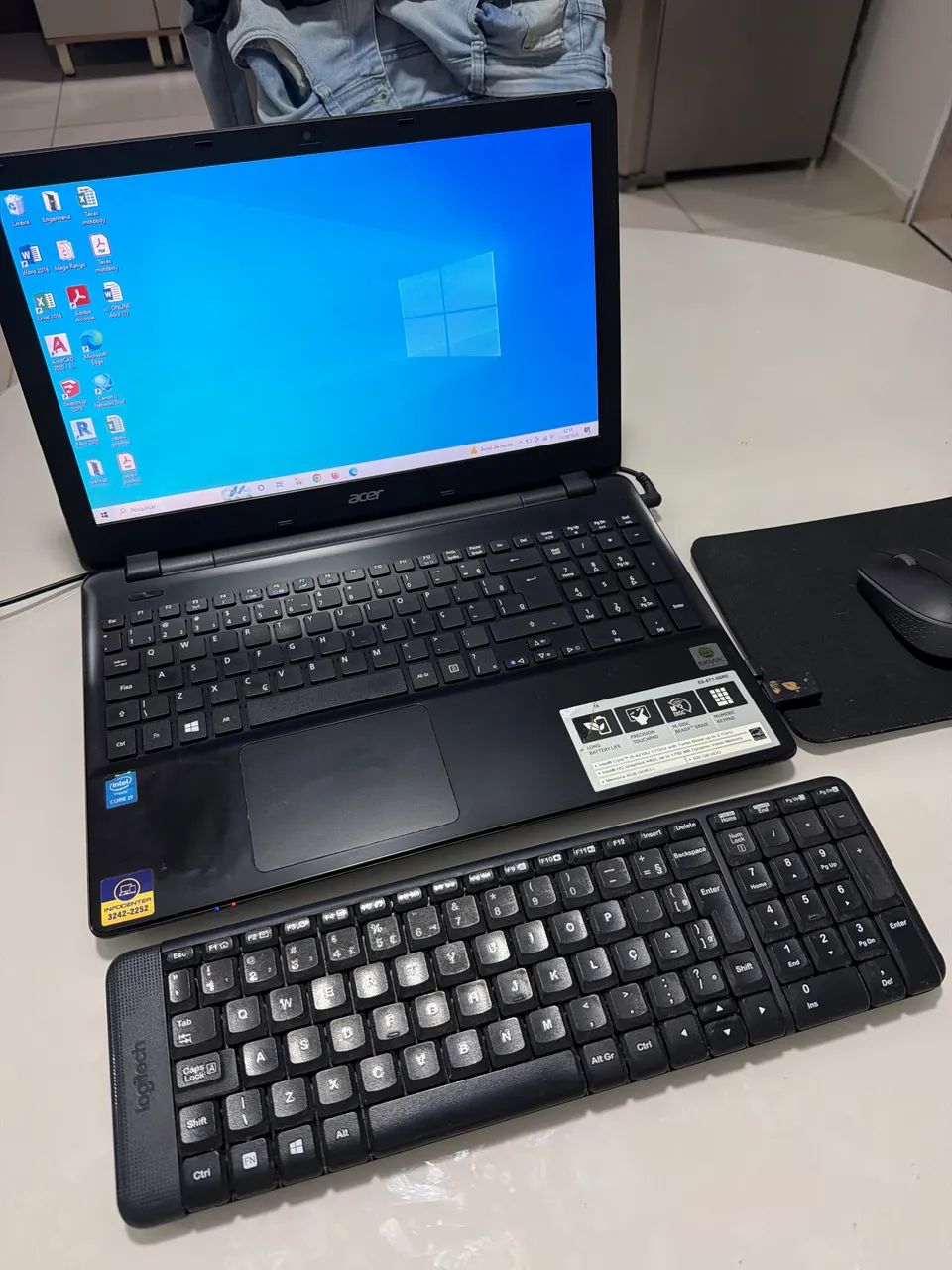 Notebook Acer Core i5 + 6GB RAM + Brinde Teclado Logitech (Perfeito p/ Estudos e Trabalho) - Foto 4