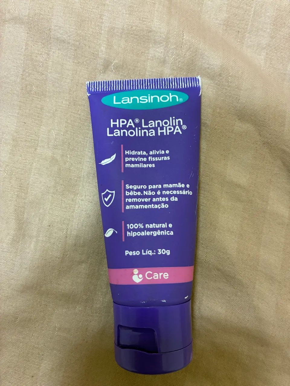 Pomada Lanolina rachadura seio amamentação