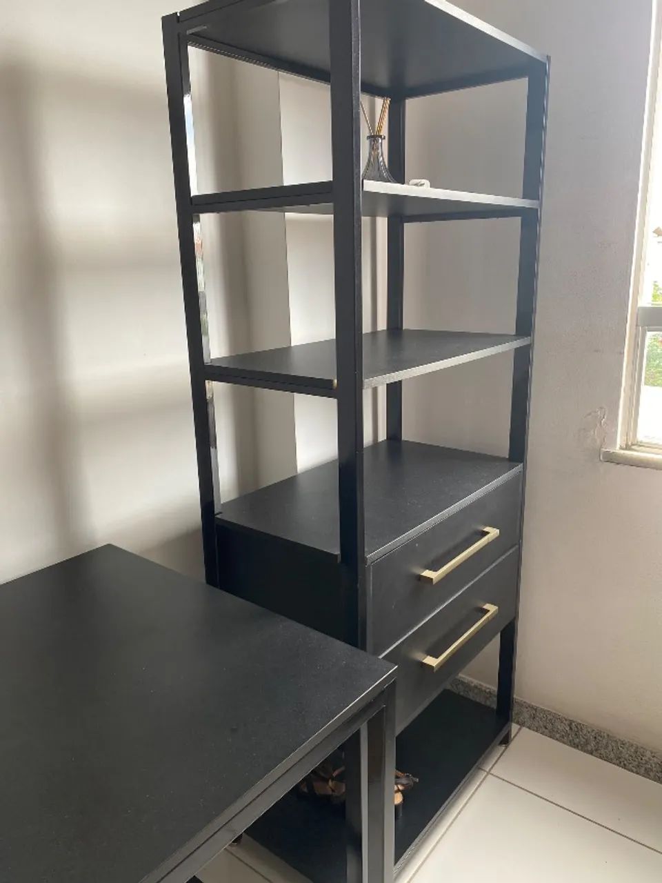 Escrivania + Estante em modelo industrial  - Foto 2