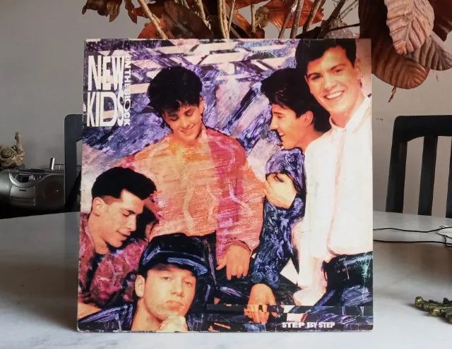 lp vinil - new kids on the block - step by step - 1990 - Foto 3