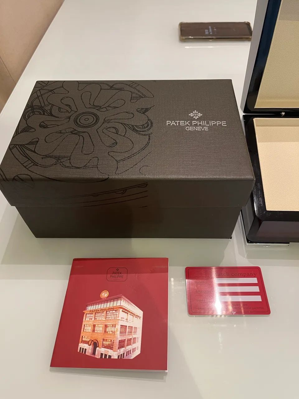 Relógio patek phillipe novo pulseira couro de crocodilo automático  - Foto 4