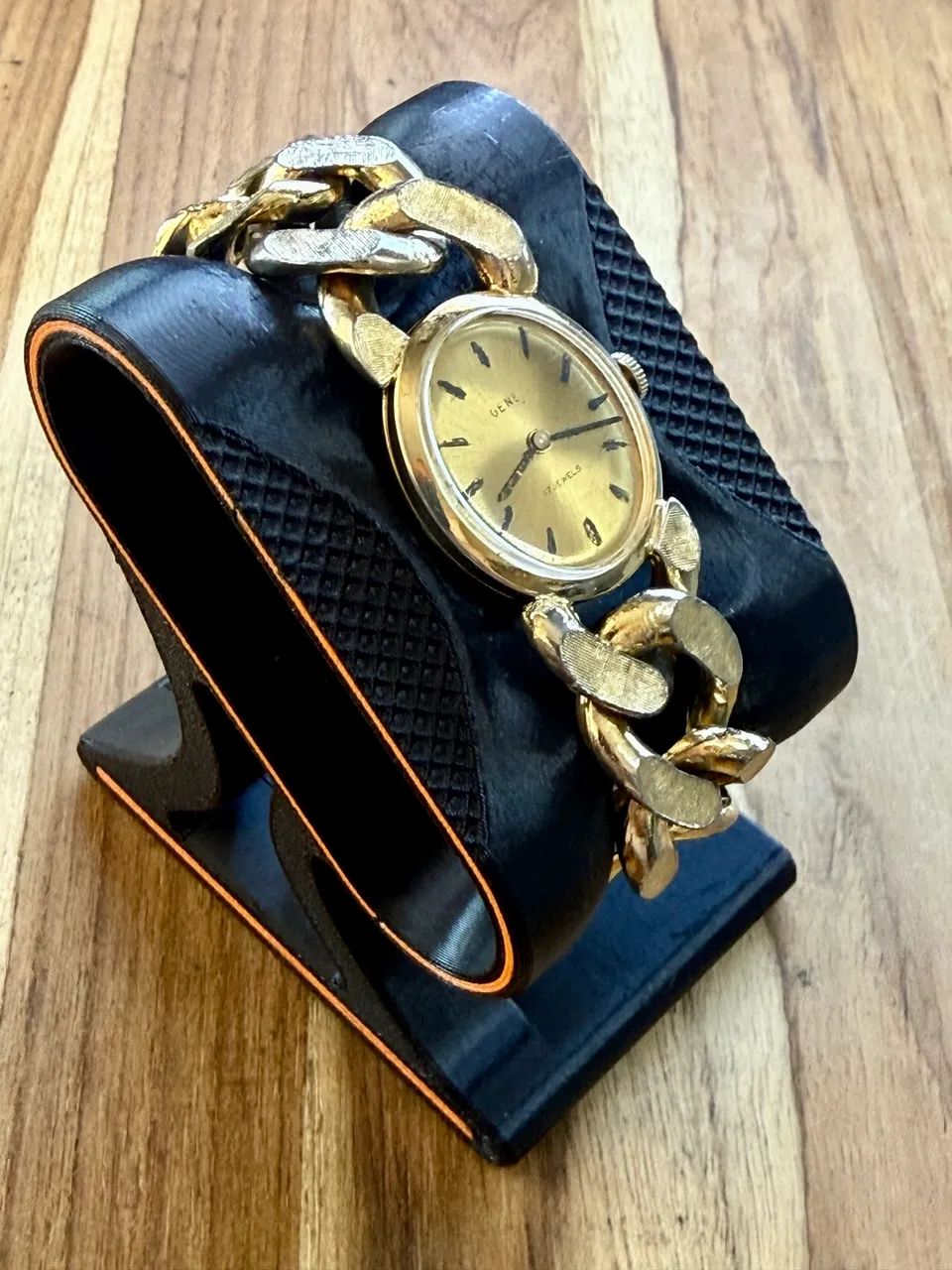 Relógio Geneve Gold Dial - 1970 - Foto 3