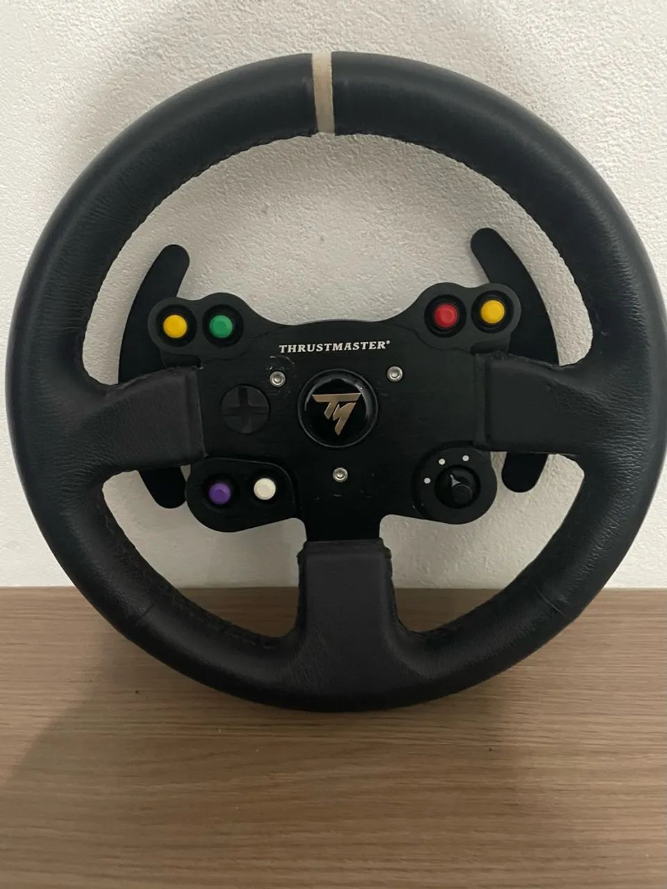 Volante Thrustmaster TM Leather 28 GT + Add On Gridburn - Foto 2