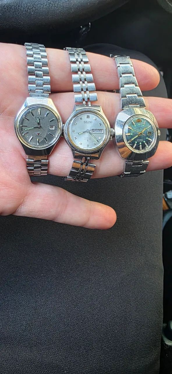 Orient + Citzen + Seiko 