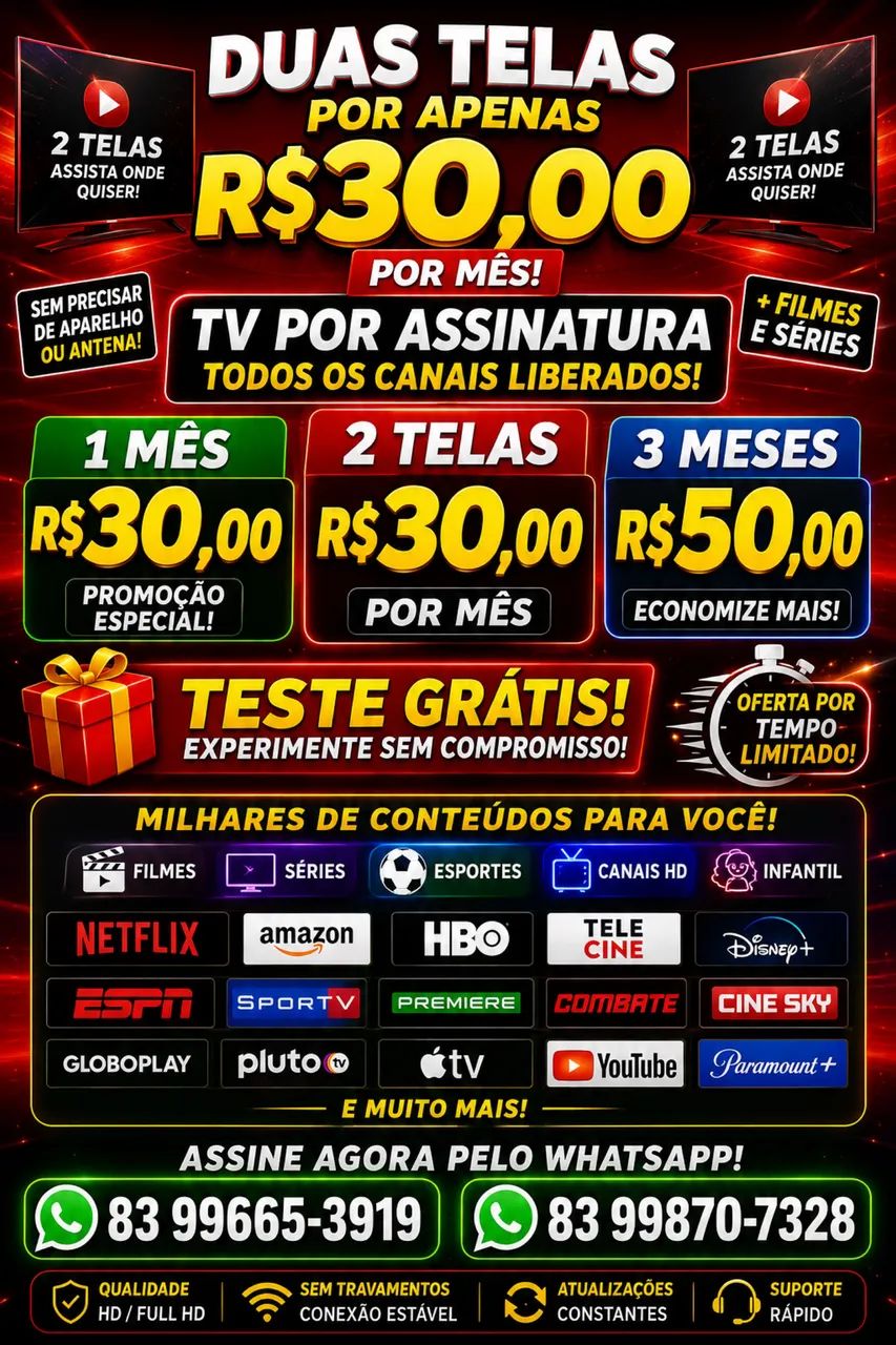 Tv smart 30 reais duas telas  - Foto 3