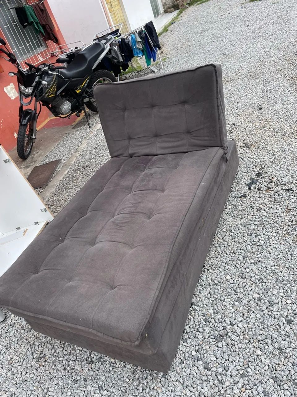Sofá cama retrátil solteiro 