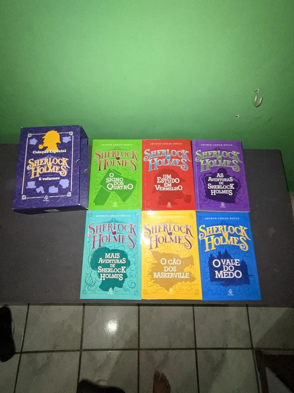 BOX DE LIVROS DO SHERLOCK HOLMES  - Foto 4