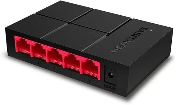 Switch Gigabit RJ45 de 5 porta MERCUSYS MS105G - Foto 3