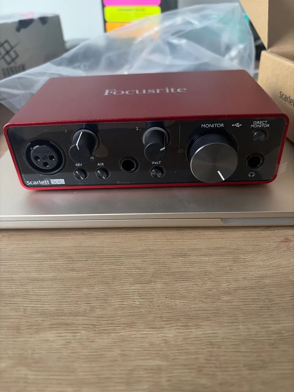 Interface de áudio focusrite scarlet solo gen 3 - Foto 2
