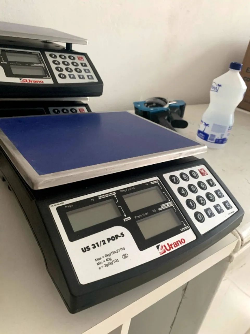 Lote de balanças comerciais digitais Urano - Foto 4
