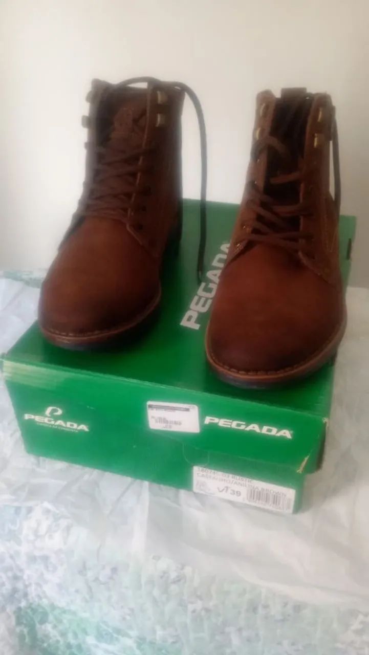 Bota de couro PEGADA - Foto 2