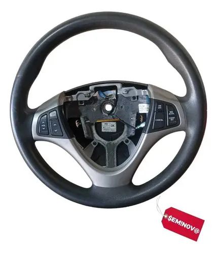 Volante Direção Hyundai I30 2009 A 2012 Preto - Foto 2
