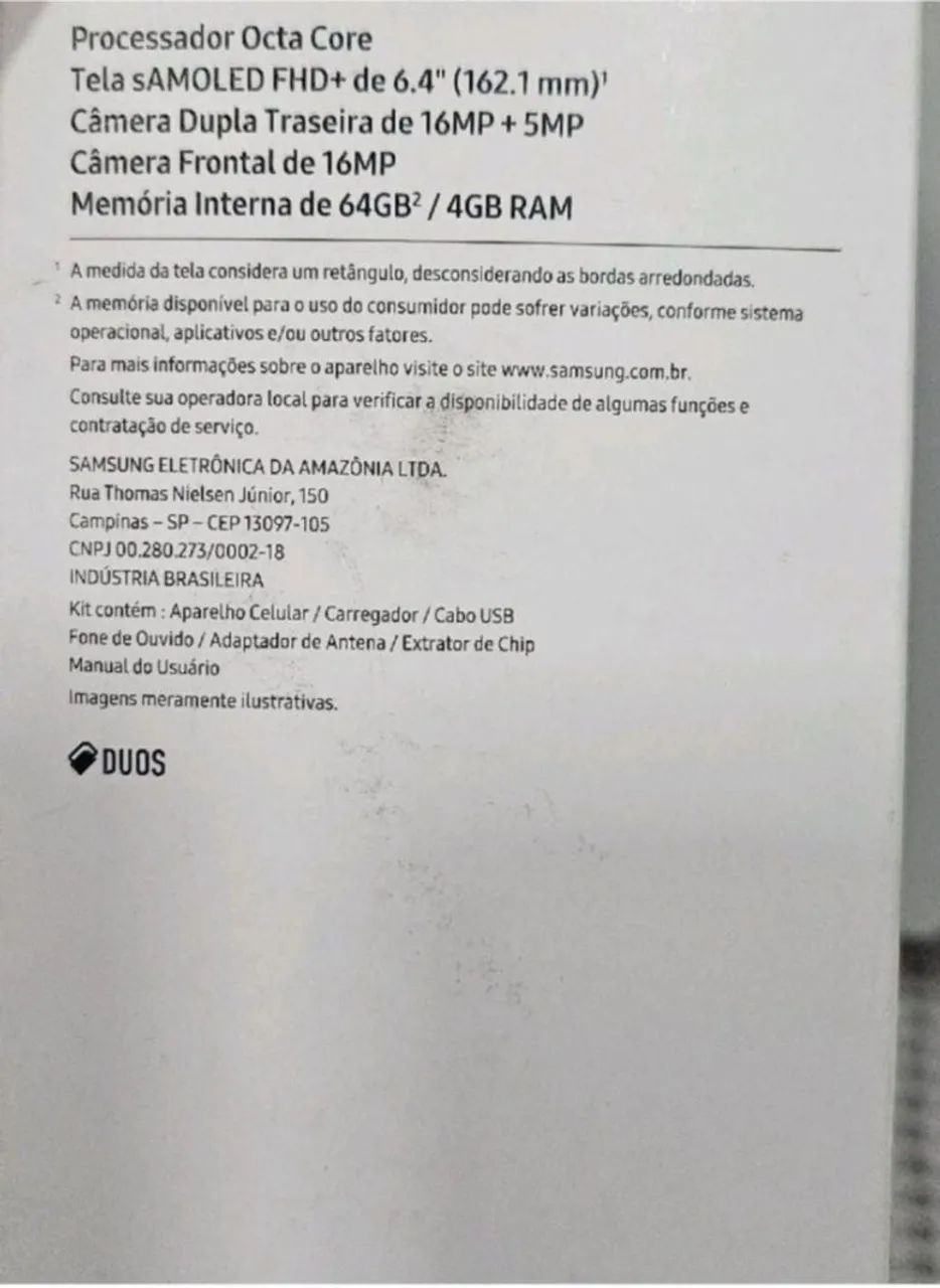 Samsung Galaxy A30 64GB - Conservado e Funcionando Perfeitamente - Foto 2