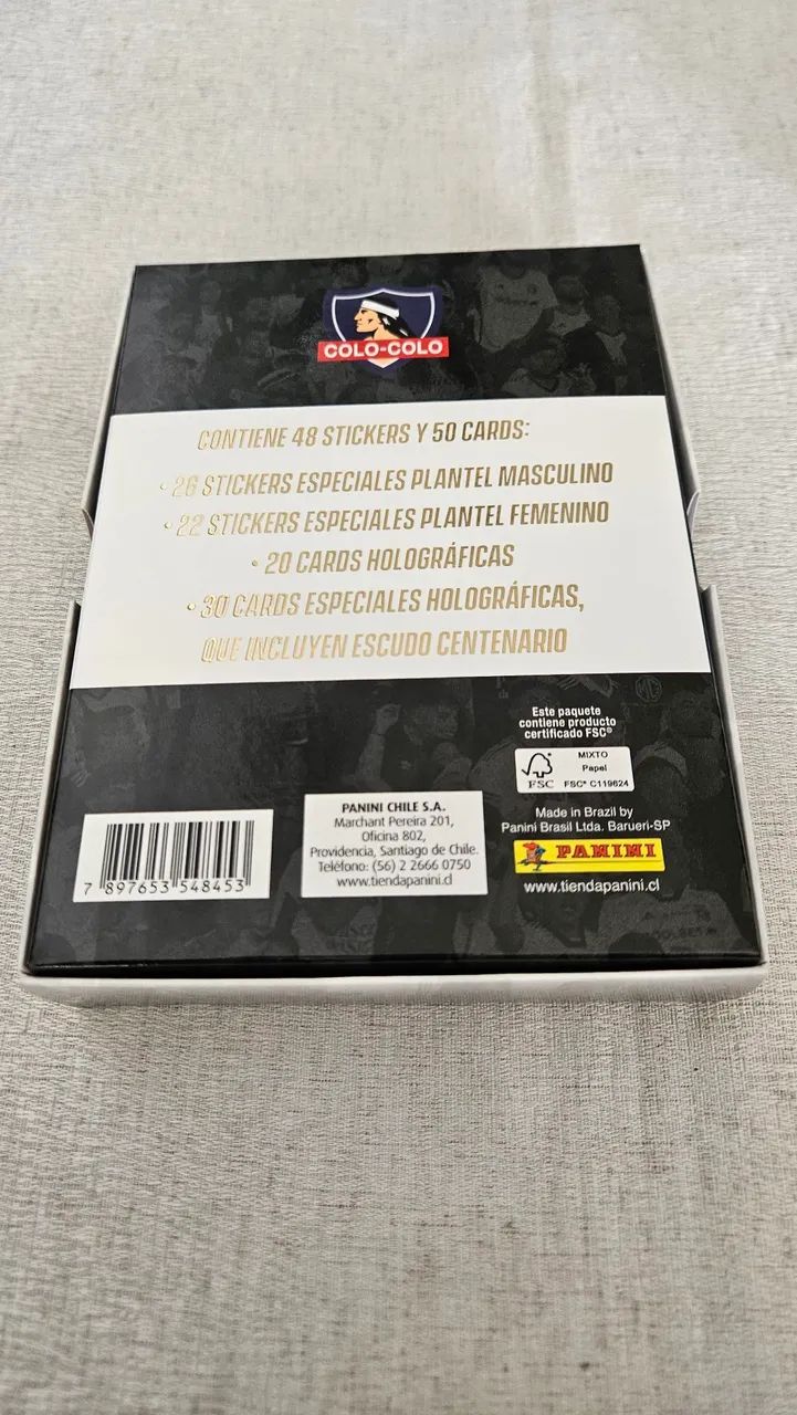 Caixa com 48 Stickers + 50 Cards  Centenário Oficial Panini - Foto 2