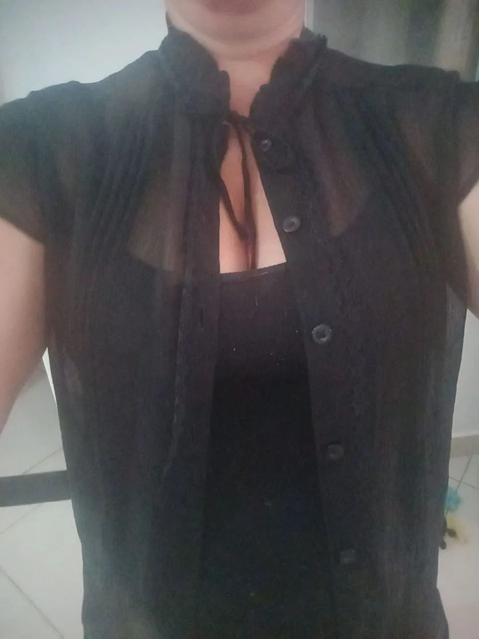 Camisa transparente + camiseta - Foto 3