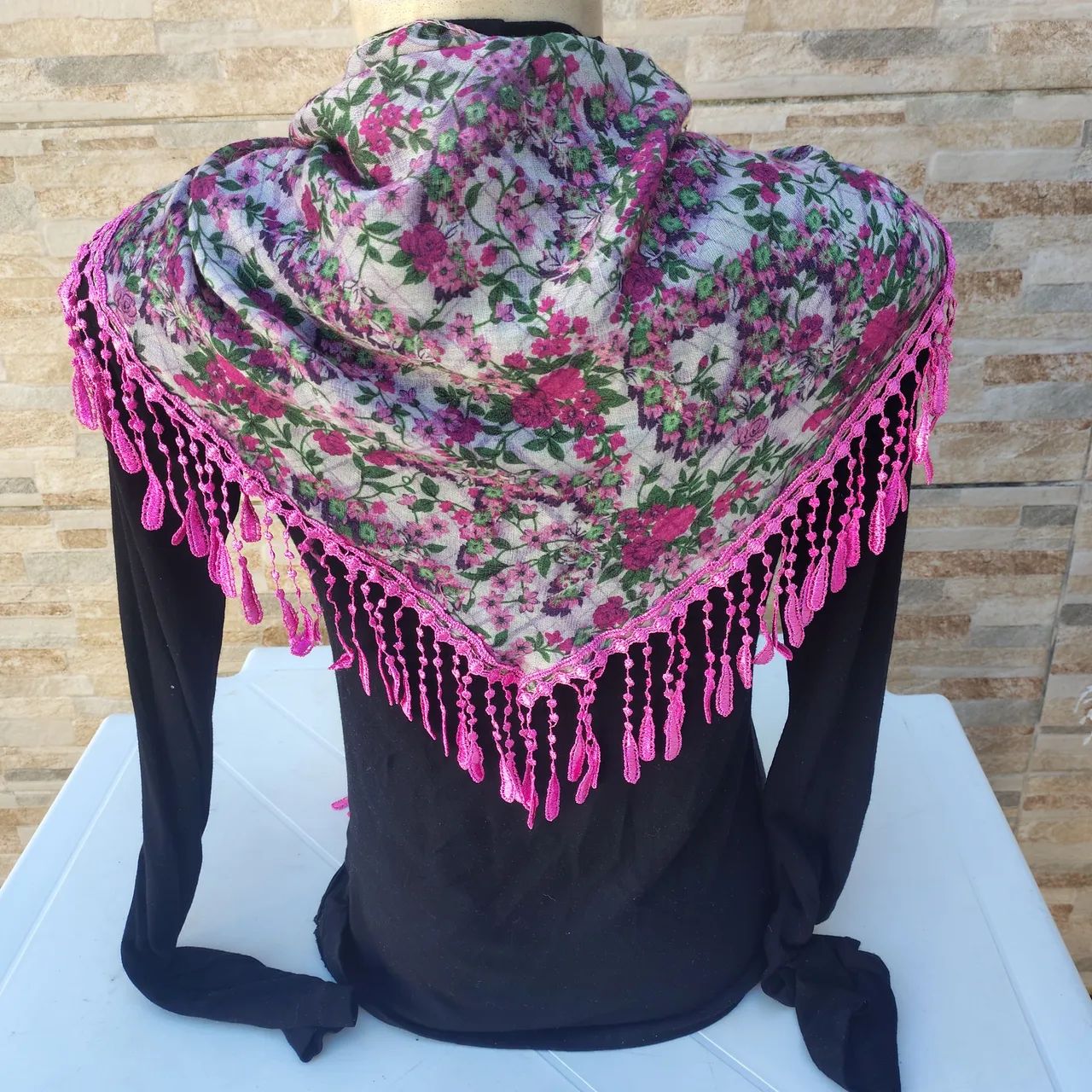 ? Xale de Renda Feminino - Para Todos os Estilos e Ocasiões ? R$ 35 cada" - Foto 2