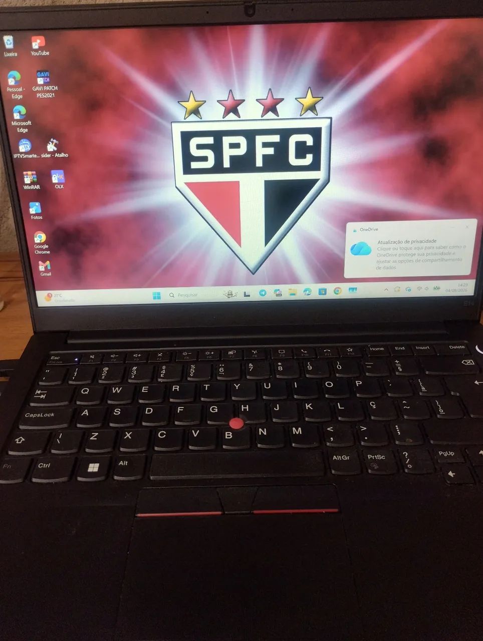 Notebook Lenovo thinkpad