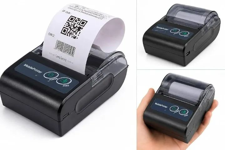 Mini Impressora Termica Portátil Bluetooth 58mm Android iOS - Foto 2