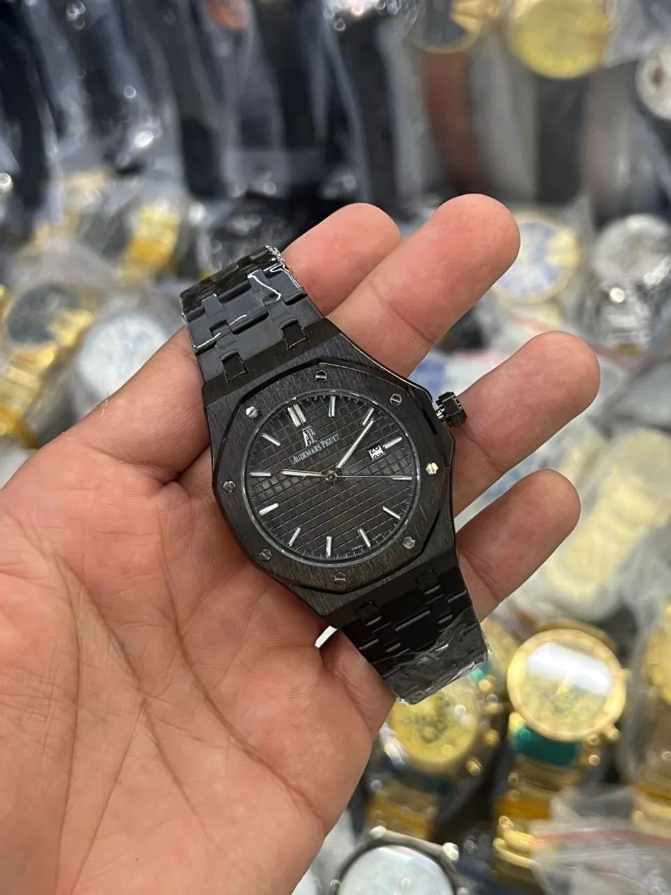 Relógio Estilo Royal Oak - Aço Inoxidável, Calendário Funcional e Design Sofisticado - Foto 3
