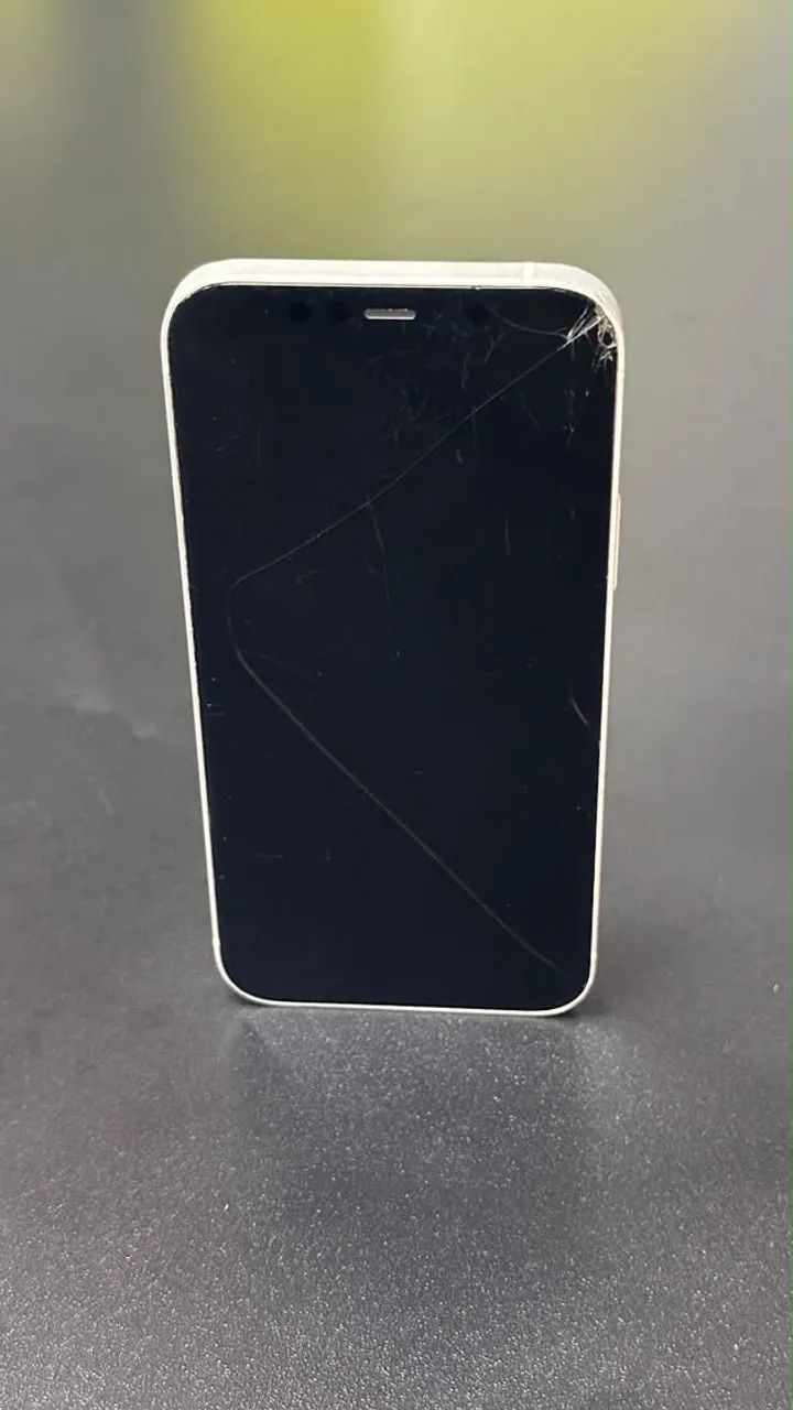 iPhone 12 Branco 64GB Trincado somente - Foto 4