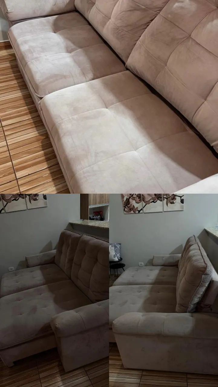 Sofá em suede super confortável  - Foto 3