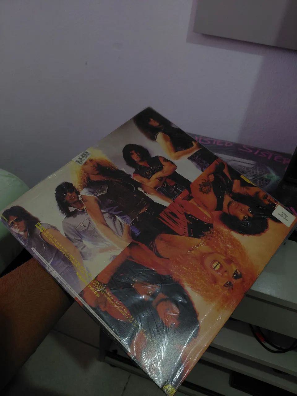 Lote 3 discos de vinil twisted sister rock LP - Foto 5