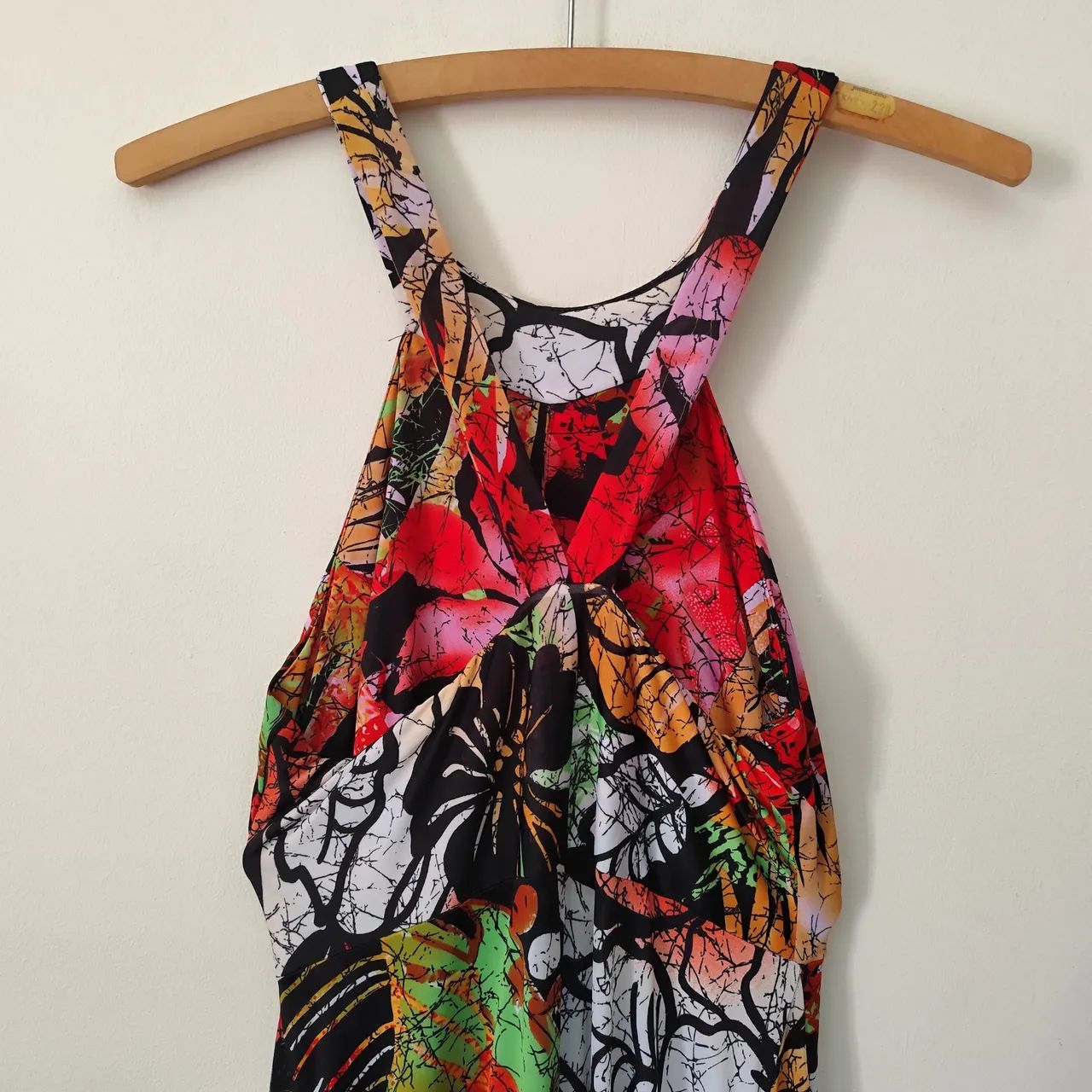 Vestido Longo Estampado Lady Rock. Pano geladinho - Tamanho M  - Foto 2