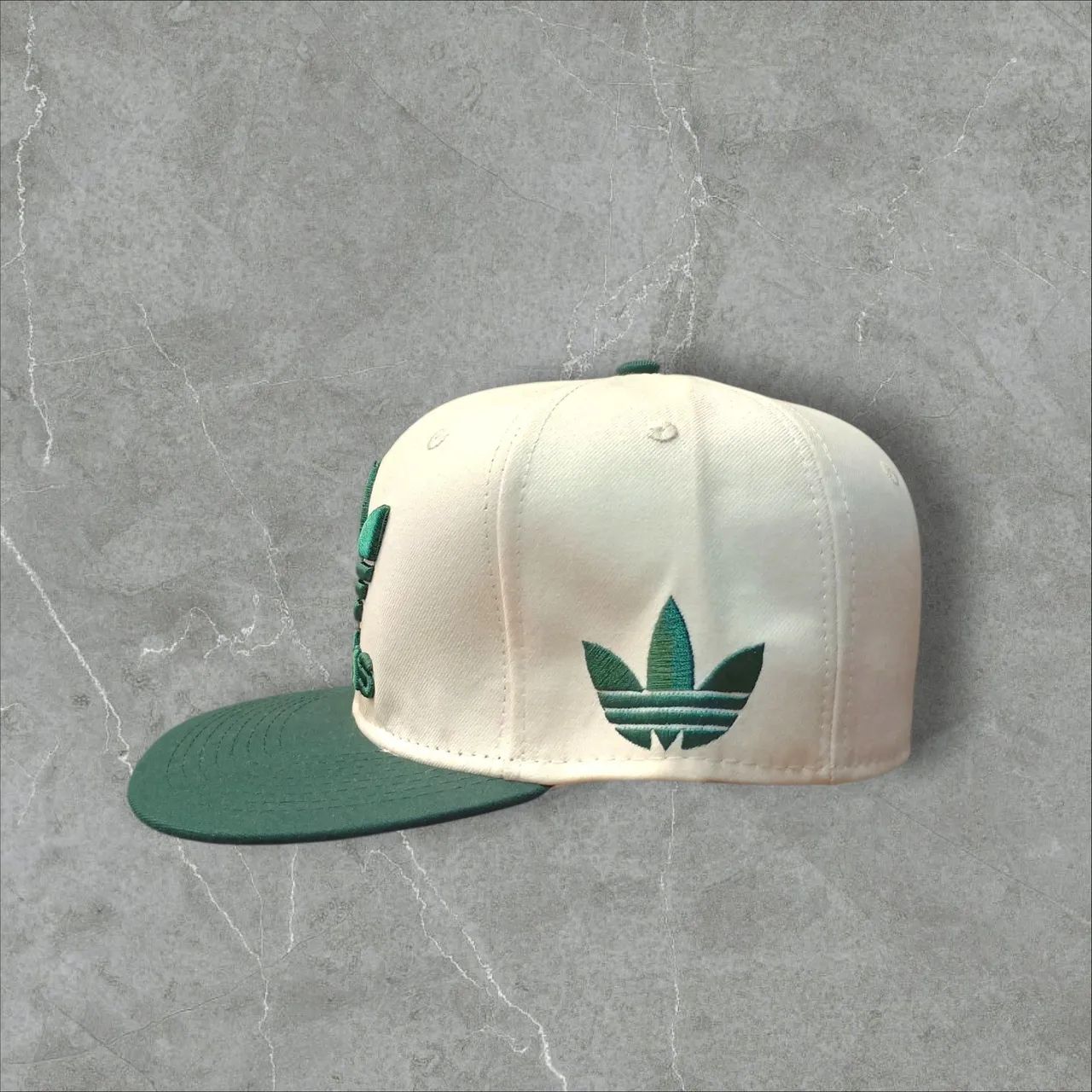 boné adidas 59fifty aba reta verde off-white - Foto 2