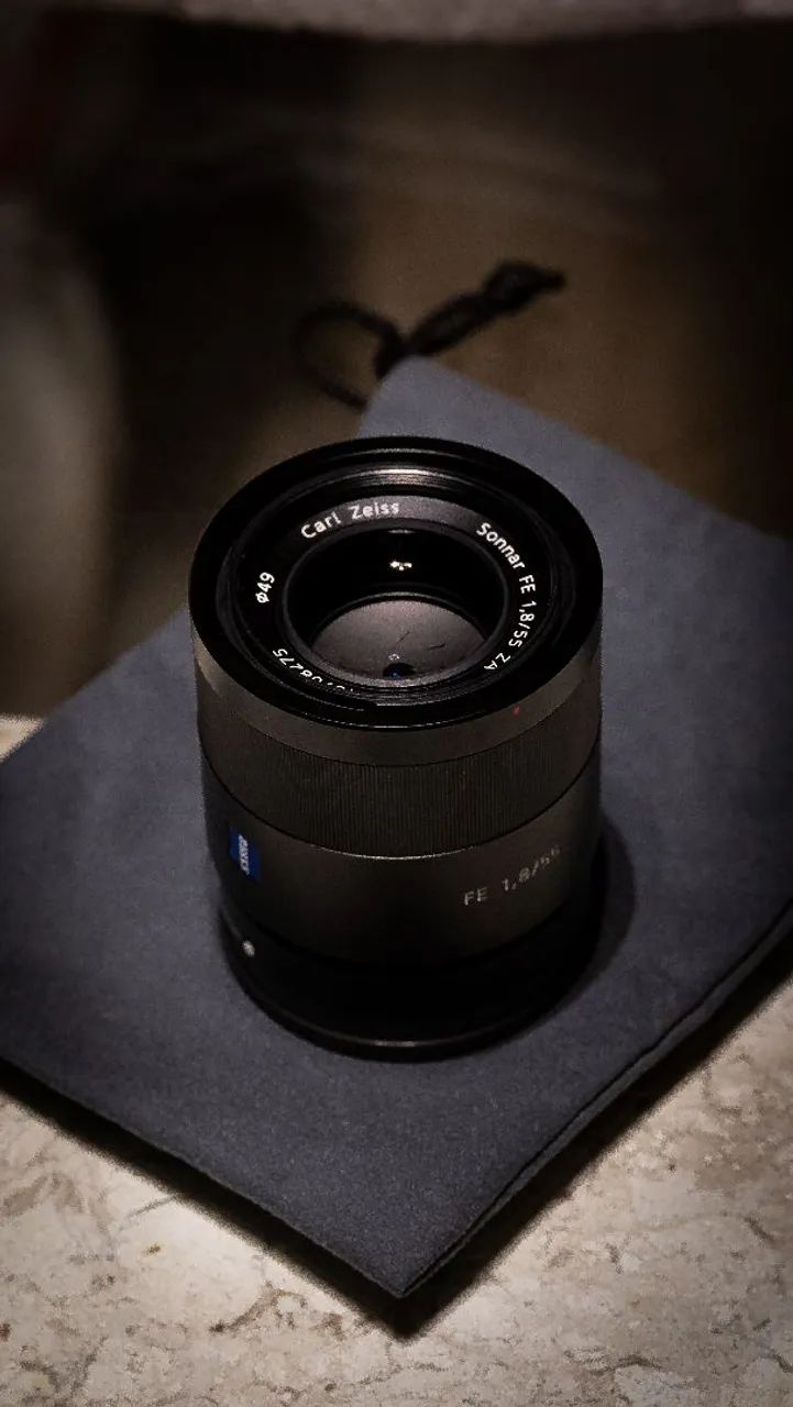 Lente Sony 55mm F1.8 Zeiss Full Frame