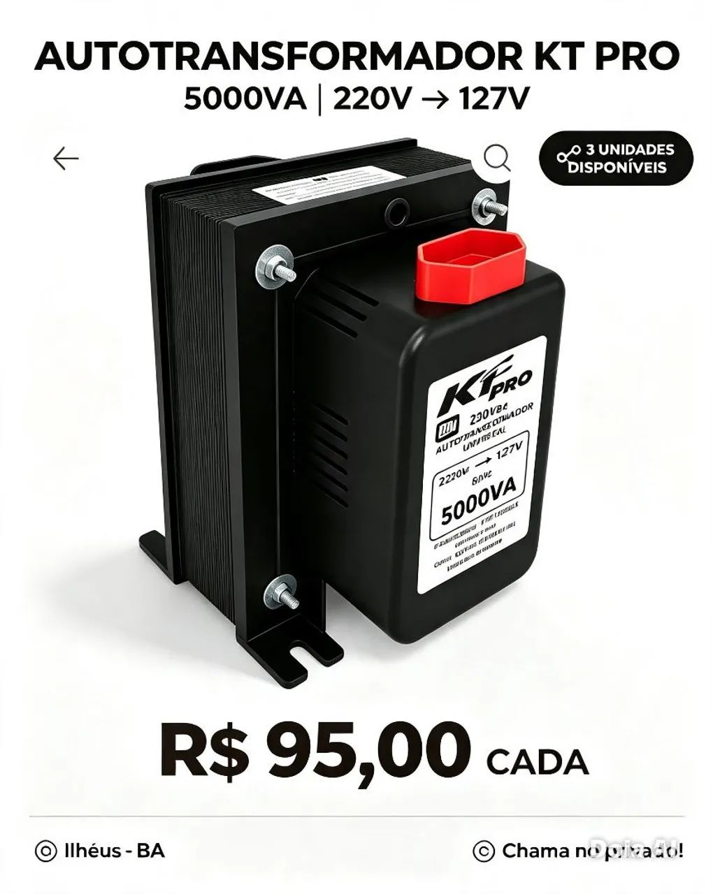 Tranformador KT pro 5000VA