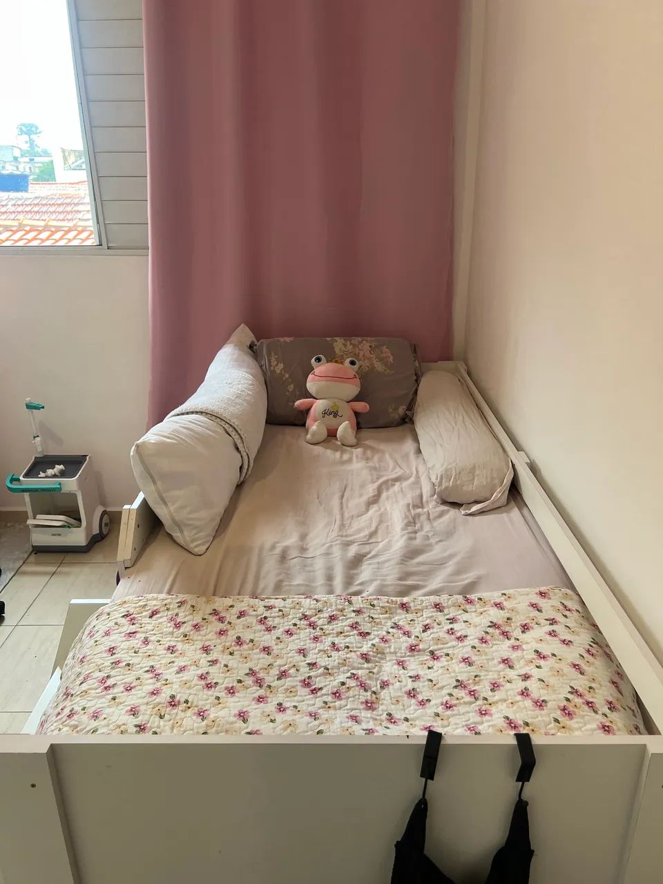 Cama de Solteiro Alta com caixas organizadoras  - Foto 3